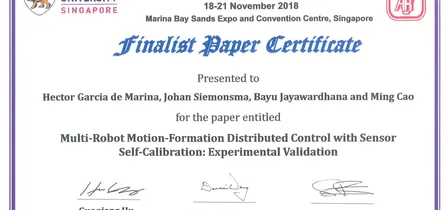 Best paper award finalist