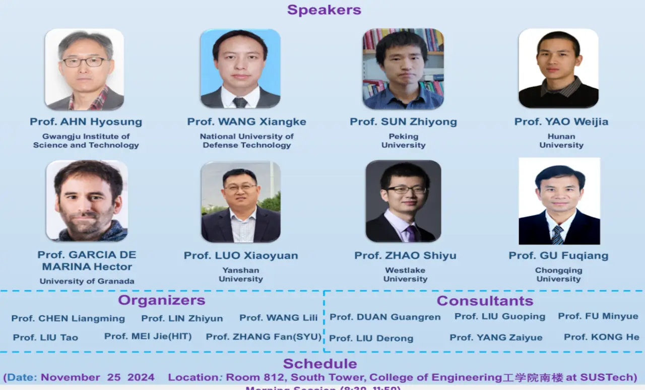 Héctor participated in the Symposium on Localization and Cooperative Control of Intelligent Systems at the Southern University of Science and Technology in Shenzhen, China