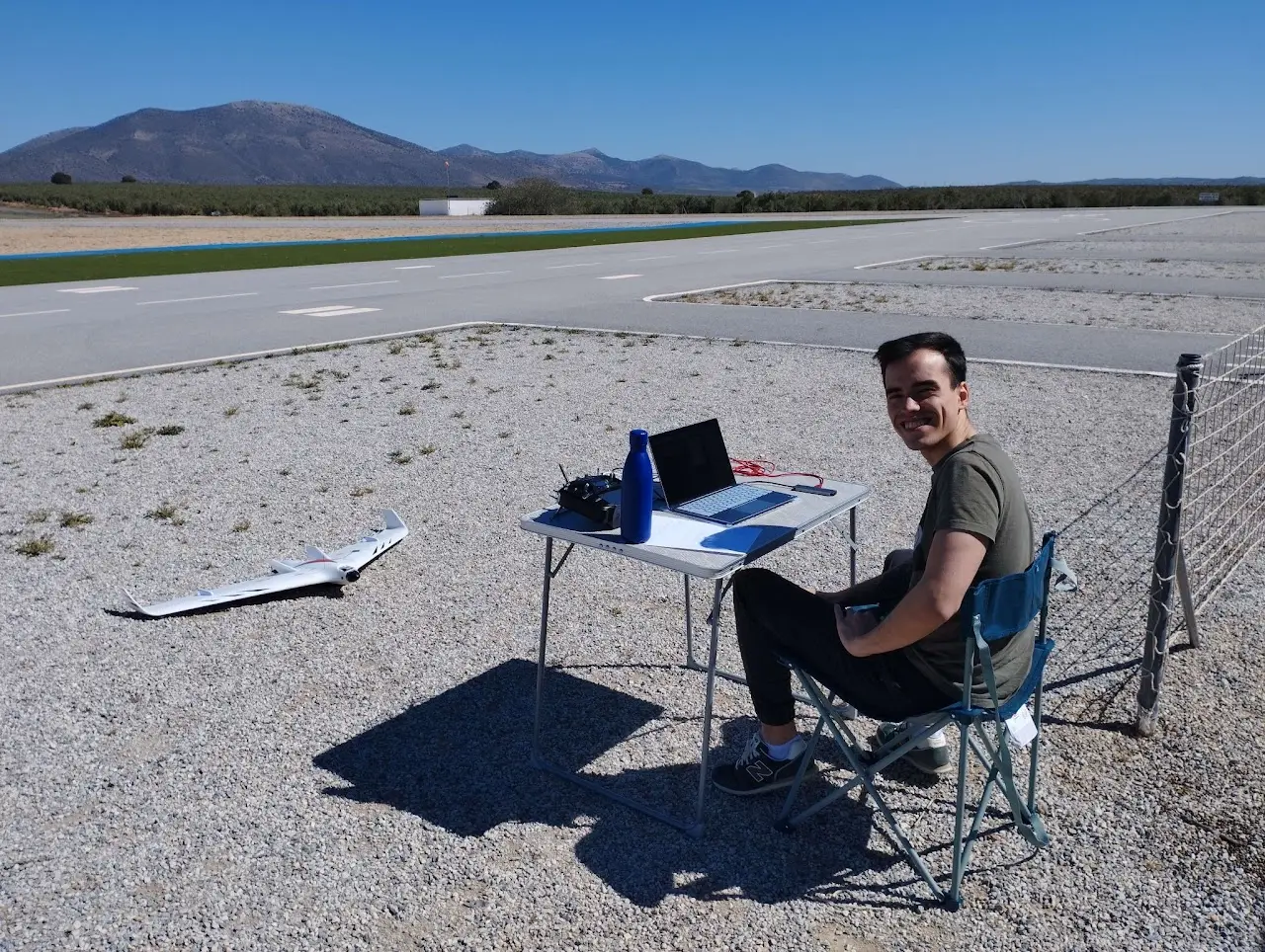 First maiden flight for Jesús!