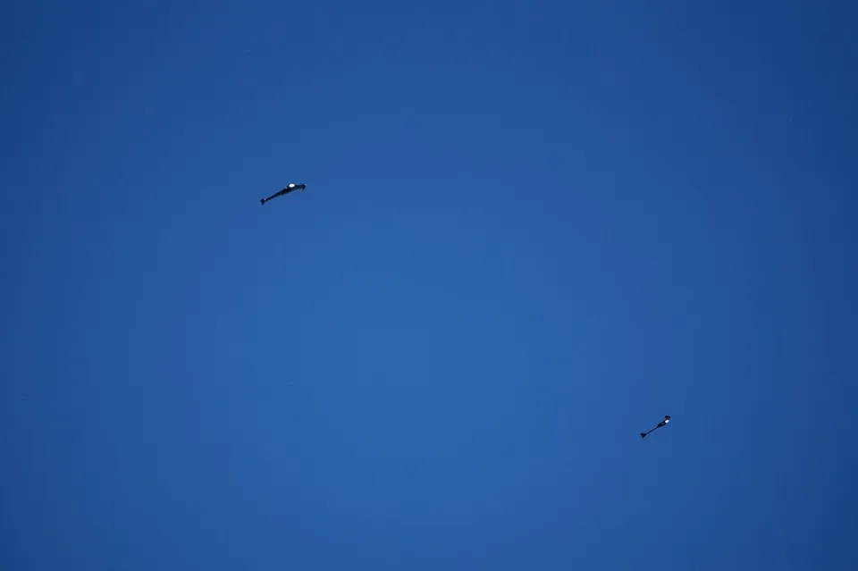 Today we were collecting data from our air-to-air network for relative localization!
