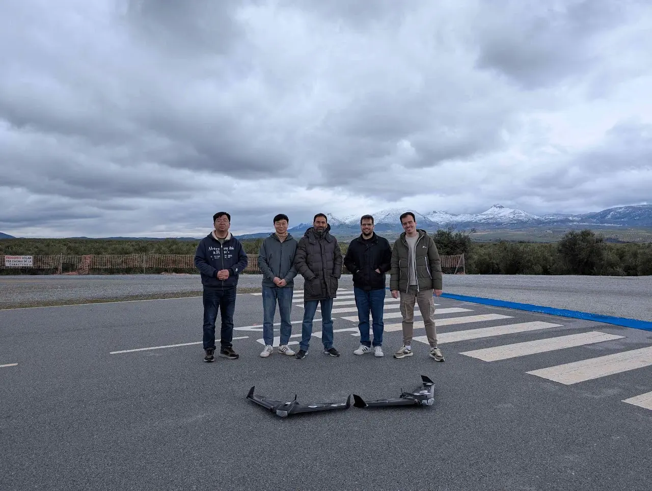 Binbin was visiting our group during this week