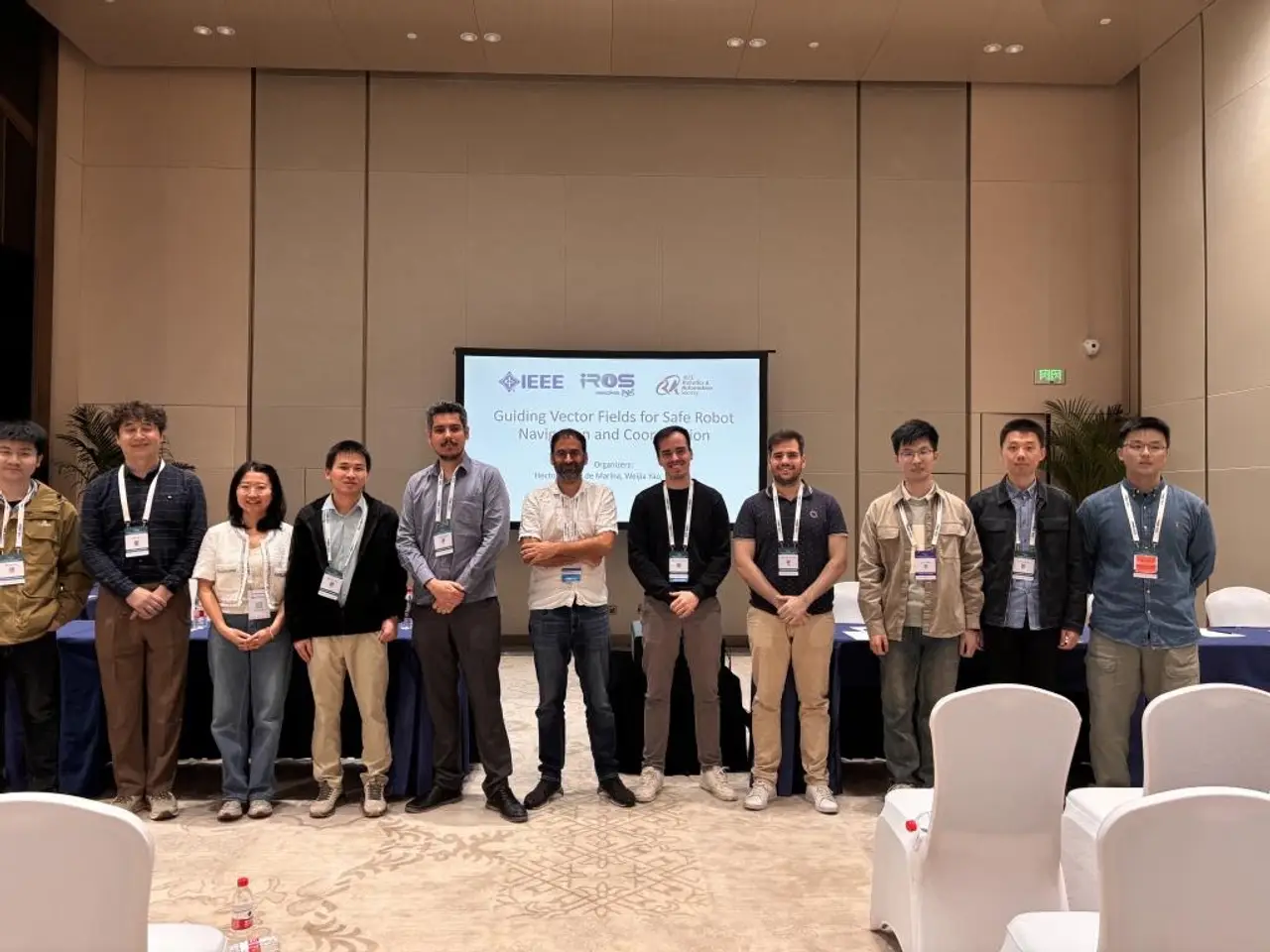 We hosted a workshop exclusively on Guiding Vector Fields during the last day of IROS