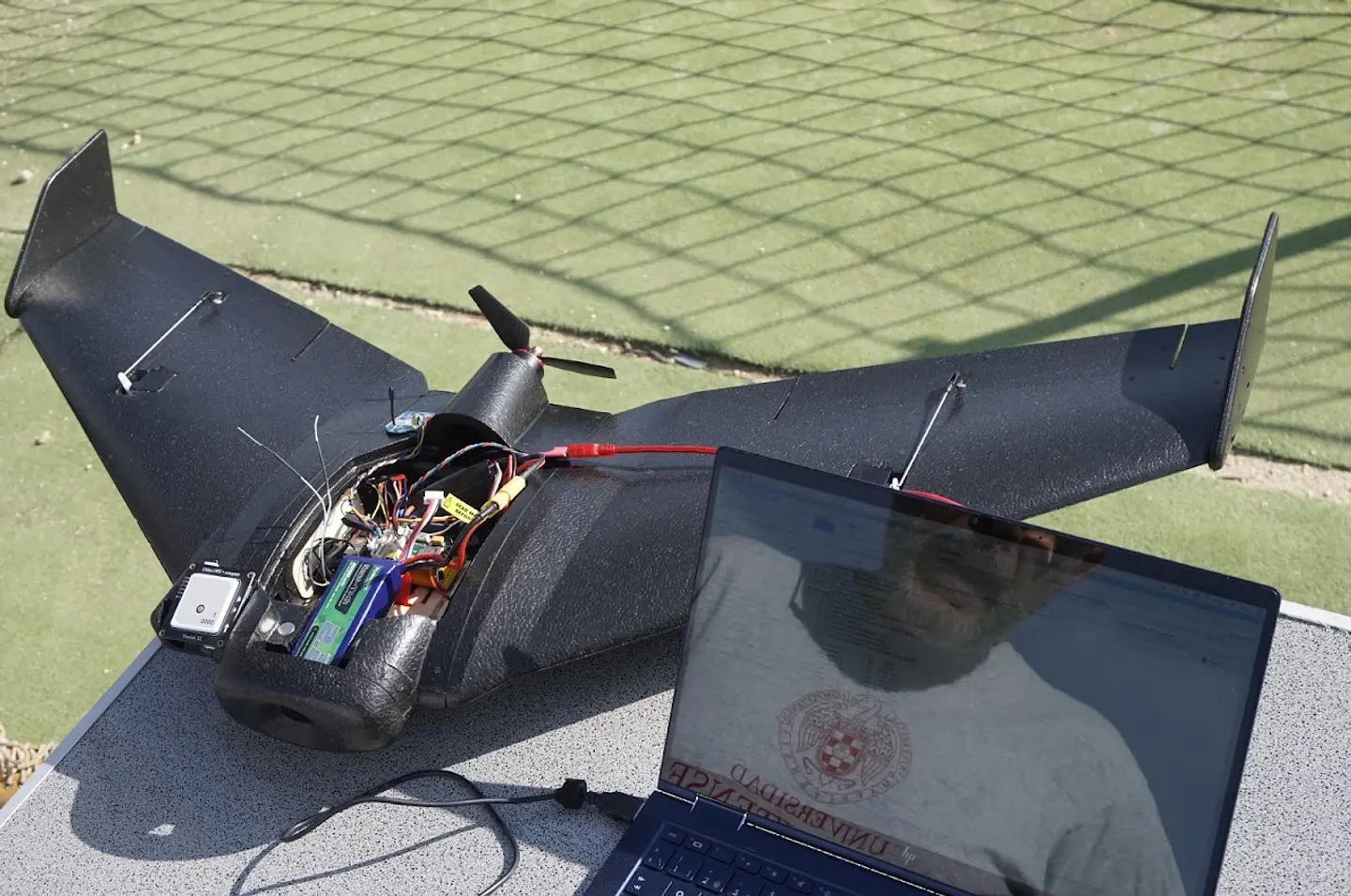 The first copy for Héctor's aerial swarm had a successful maiden flight!