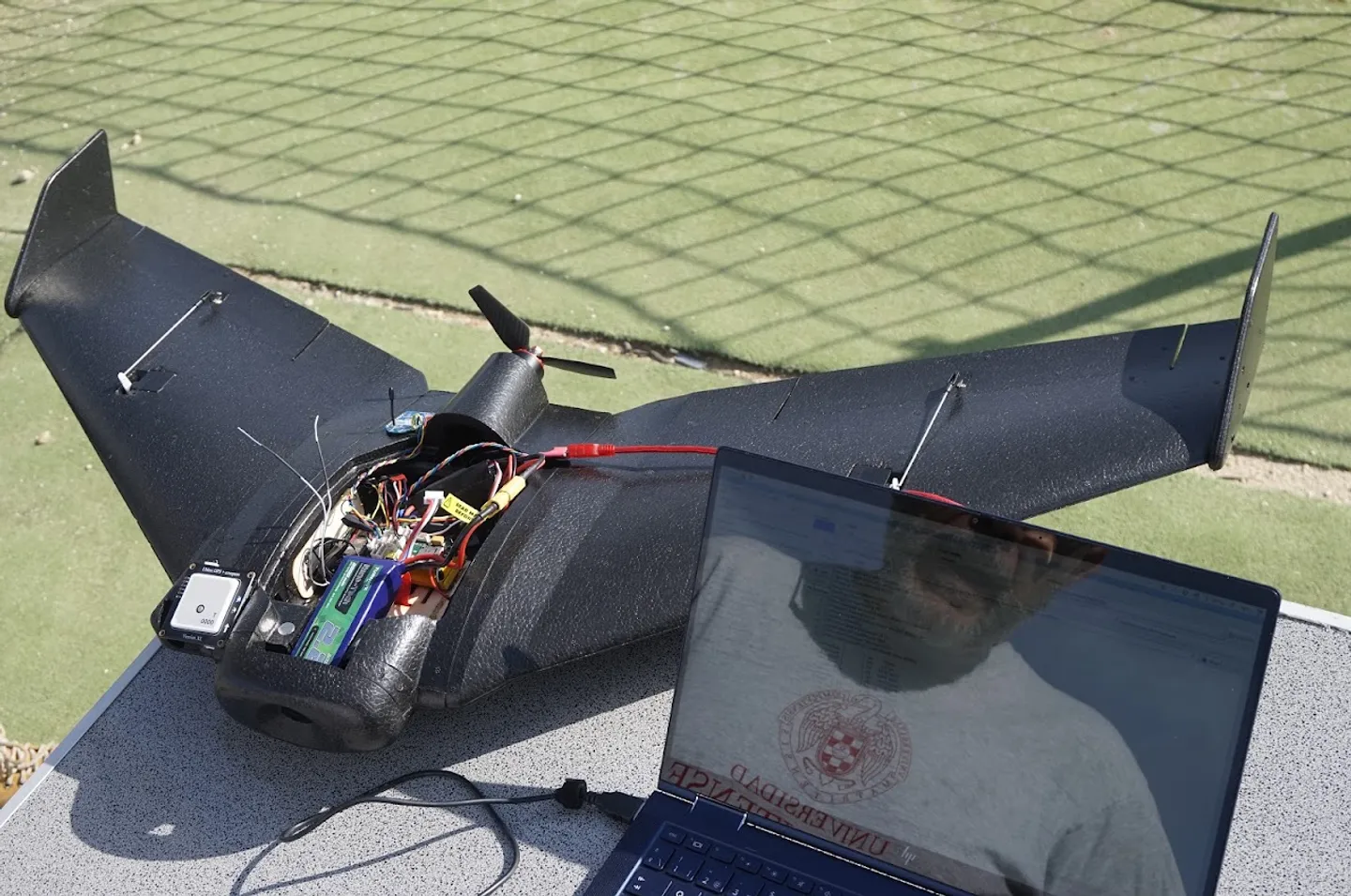 The first copy for Héctor's aerial swarm had a successful maiden flight!
